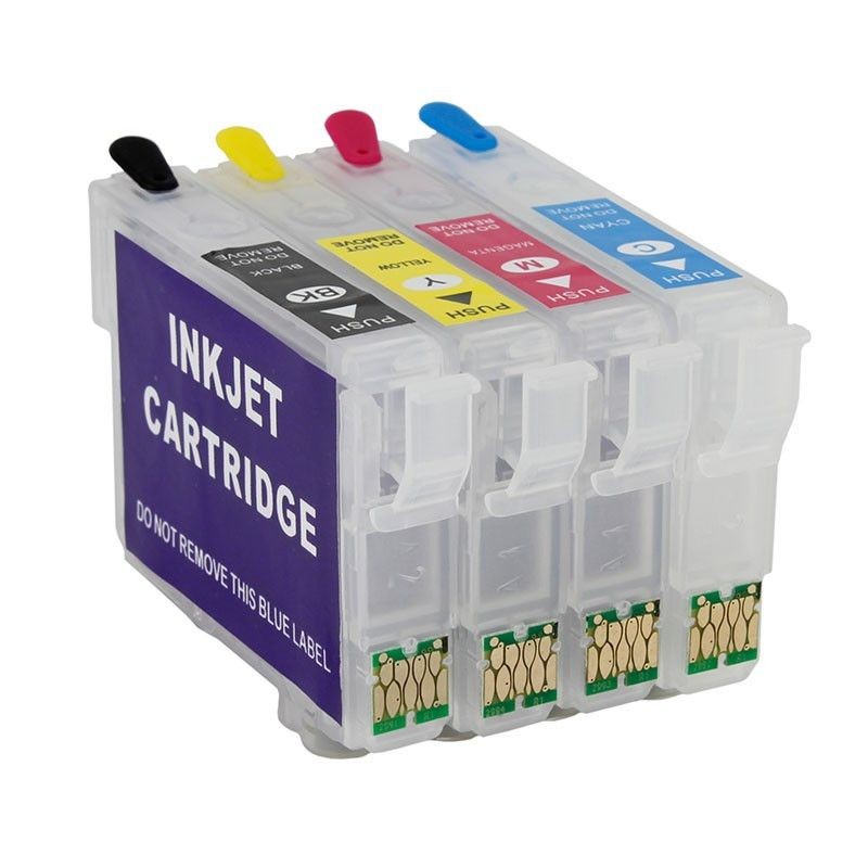 Cartuse reincarcabile pentru Epson T2201 T2202 T2203 T2204 - imagine 5